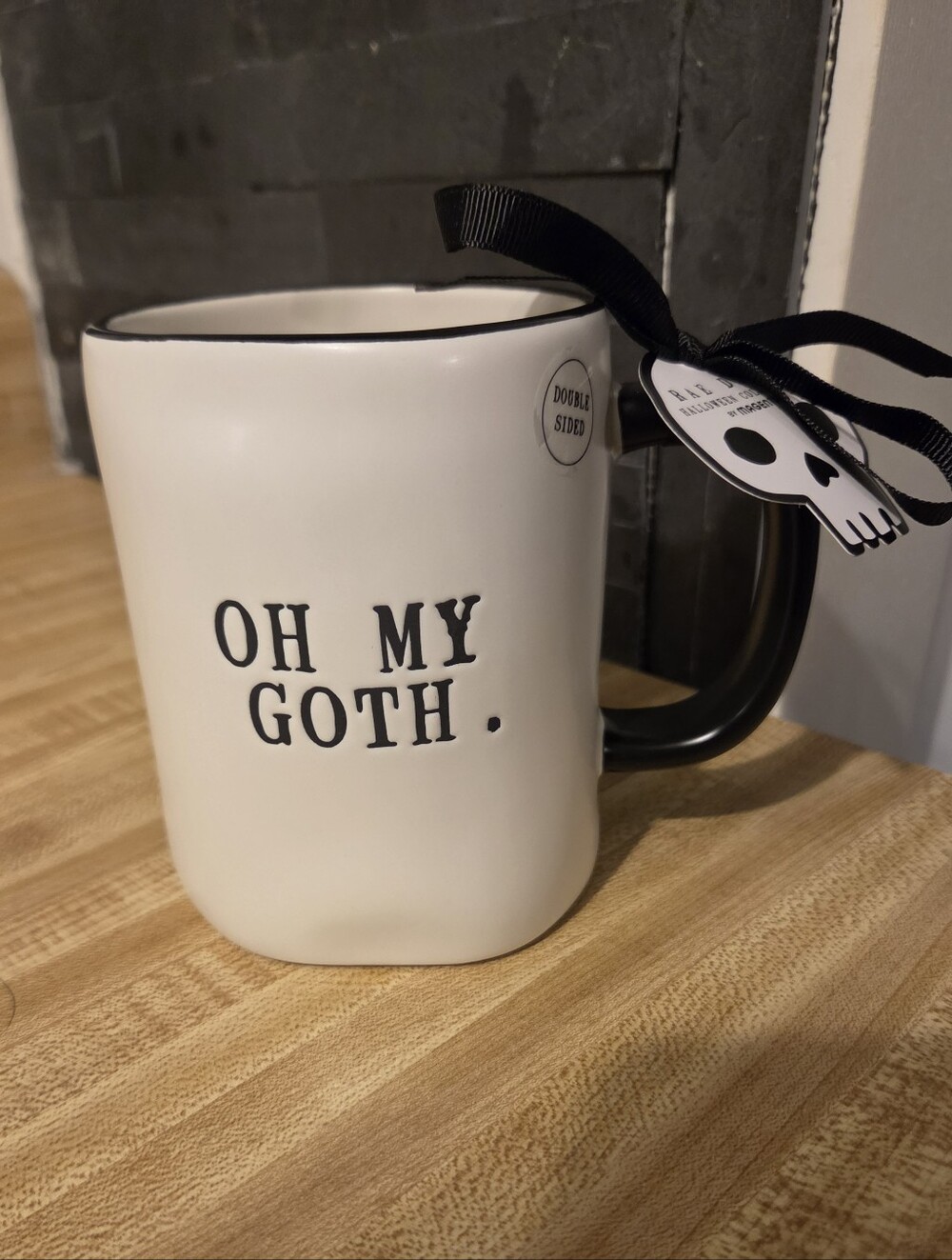 Rae Dunn "Oh My Goth" NWT Large Coffee Mug